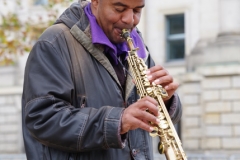 Strassenmusiker / street musician Berlin, Germany